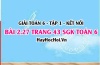 Bài 2.27 SGK Toán 6 tập 1 Kết nối tri thức